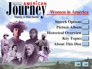 American Journey Main Menu screen shot